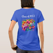Fun Aloha Tropical Afstuderen T-shirt (Achterkant)