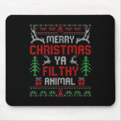 Fun Alone Thuis Films Vrolijk Kerstmis Je Filty Muismat (Voorkant)