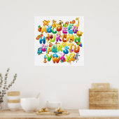 Fun Alphabet Poster (Keuken)