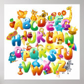 Fun Alphabet Poster (Voorkant)