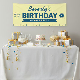 Fun Always Fresh Stick of Butter Birthday Party Spandoek