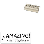 Fun "AMAZING!" Commendement Rubber Stamp Rubberstempel (Gestempeld)