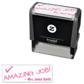 Fun "AMAZING JOB!" Rubberstempel sorteren Zelfinktende Stempel (In situ)