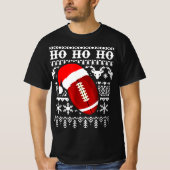 Fun American Football Ugly kerstboys XMAS T-shirt (Voorkant)