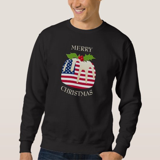 Fun | AMERIKAANS | Kerstplum Pudding T-Shirt (Voorkant)