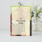 FUN ~ Amerikaanse Gotische verjaardagsfeest uitnod Kaart (Staand voorkant)