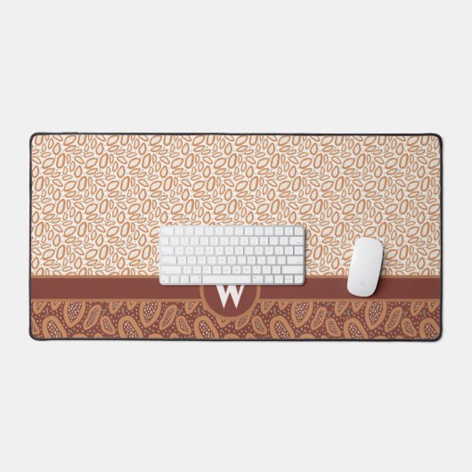 Fun Amoba-vormen met monogram Bureaumat (Keyboard & Muis)