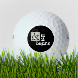 Fun Ampersand-symbool en zo begint het met humoris Golfballen