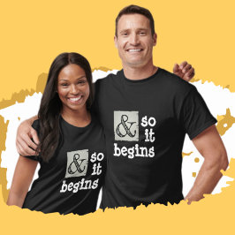 Fun Ampersand-symbool en zo begint het met humoris T-shirt
