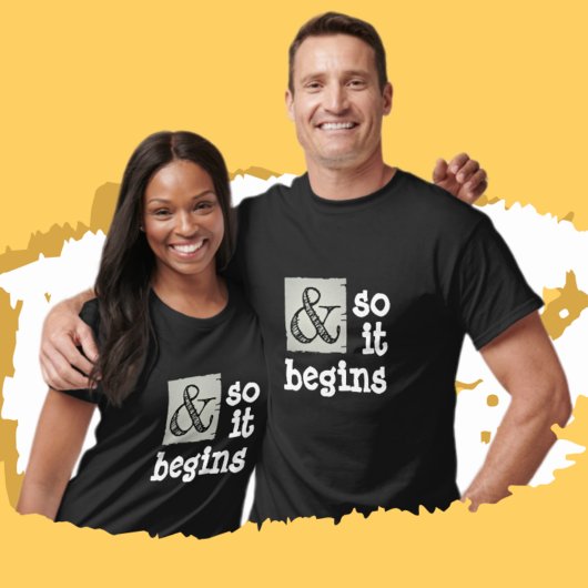 Fun Ampersand-symbool en zo begint het met humoris T-shirt