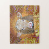 Fun and cute little calf with big eyes legpuzzel (Verticaal)