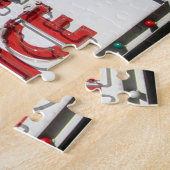 Fun and Difficult Pizza Sign in Sunlight Legpuzzel (Zijkant)
