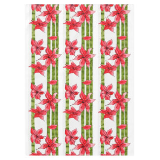 FUN AND FABULOUS POINSETTIA TABLECLOTH TAFELKLEED