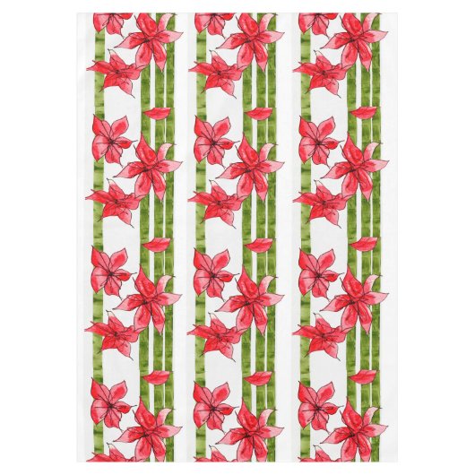 FUN AND FABULOUS POINSETTIA TABLECLOTH TAFELKLEED (Voorkant)
