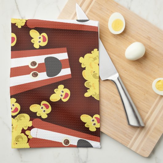 Fun and Fresh Movie Popcorn Theedoek (Quarter Fold)