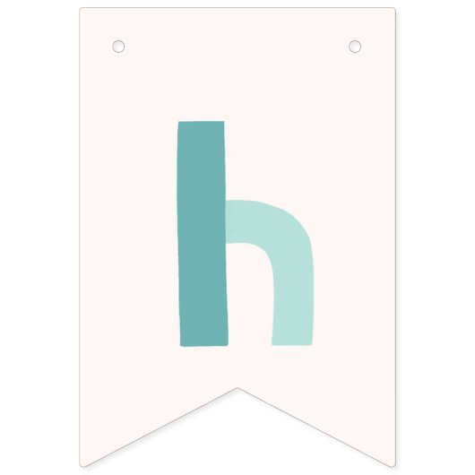 Fun and Funky Typography Happy Easter Vlaggetjes (Derde vlag)