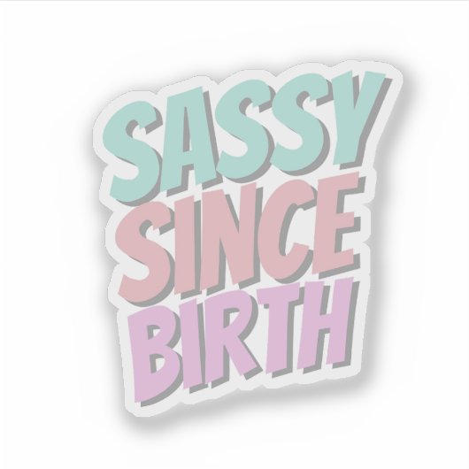 Fun and Quirky Sticker (Voorkant)