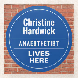 Fun Anesthetist Wall Plaque Style Onderzetter