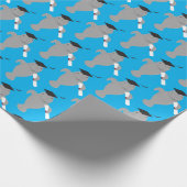 Fun Animal Manatee Afstuderen Cadeaupapier (Hoek)