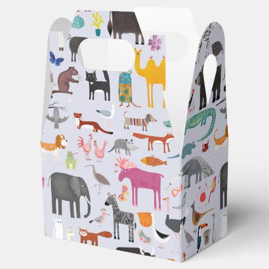 Fun Animal Menagerie Bedankdoosjes (Geopend)