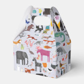 Fun Animal Menagerie Bedankdoosjes (Voorkant Zijde)