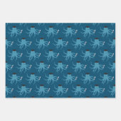 Fun Animal Octopus Afstuderen Inpakpapier Vel (Voorkant 2)