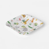 Fun Animal Party-Borden Papieren Bordje (Gebogen)