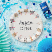 Fun Animals in Party Petten Thema Party Borden Papieren Bordje (Feest)