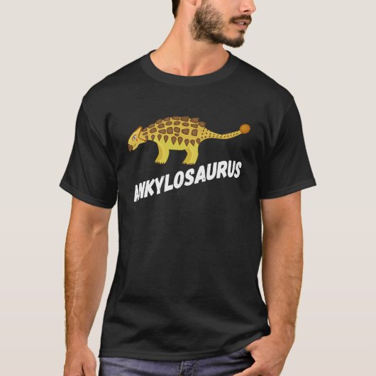 Fun Ankylosaurus Dinosaur T-shirt (Voorkant)