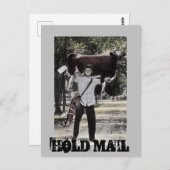 Fun Antiek Hold Mail Retirement Revel Gift PC Briefkaart (Voorkant / Achterkant)