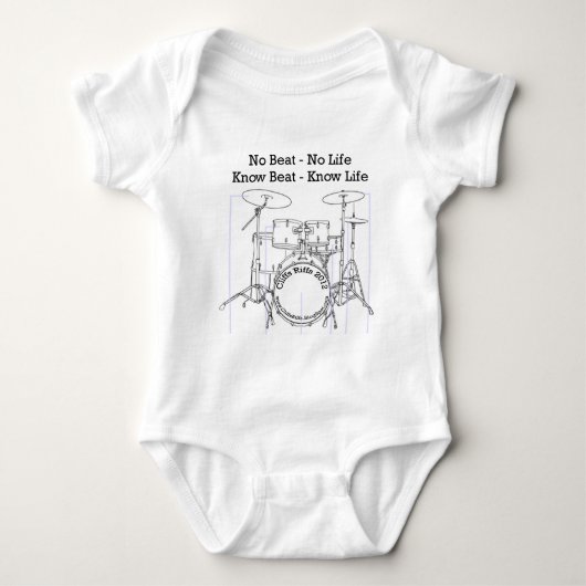 Fun Apparel voor Drummers, muzikanten en dansers Romper (Voorkant)