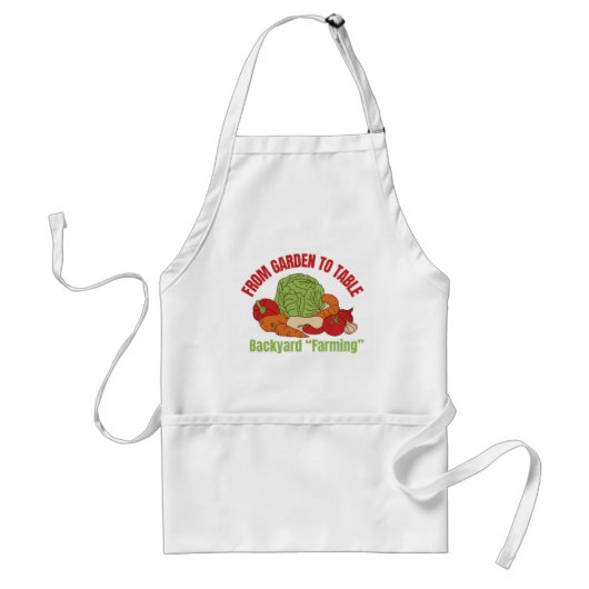 Fun Apron For Those that Love Gardening Standaard Schort (Voorkant)