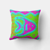 Fun Aquatic Fish Stars Colorful Kinder Doodle Kussen (Achterkant)