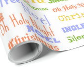 Fun Array of kerstliedtitels Cadeaupapier (Rol Hoek)