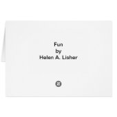 Fun art-kaart (Achterkant Horizontaal)