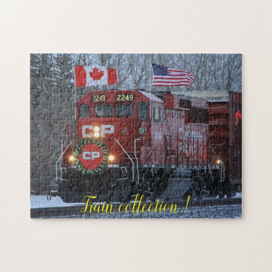 Fun Art Train Afbeelding Family Legpuzzel (Horizontaal)
