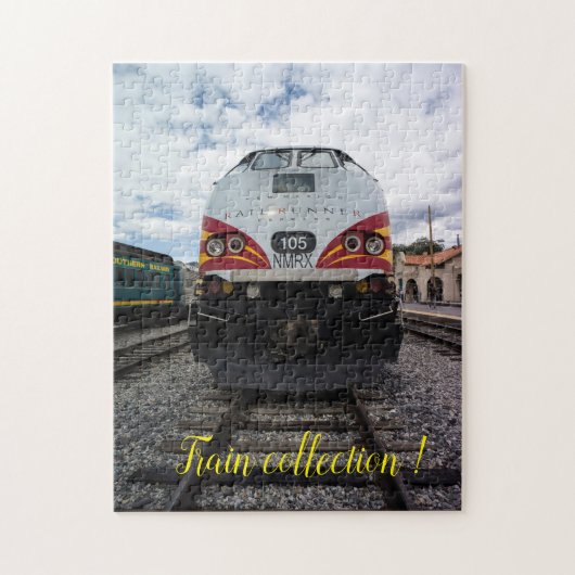 Fun Art Train Afbeelding Family Legpuzzel (Verticaal)