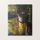 Fun Art Train Afbeelding Family Legpuzzel (Verticaal)