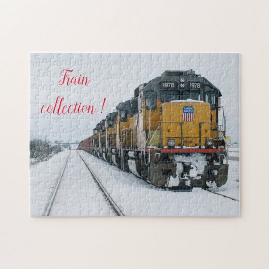Fun Art Train Afbeelding Family Legpuzzel (Horizontaal)