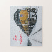 Fun Art Train Afbeelding Family Legpuzzel (Verticaal)