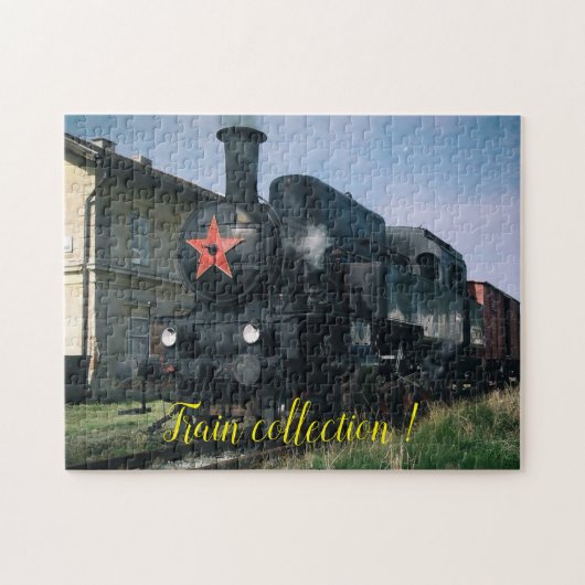 Fun Art Train Afbeelding Family Legpuzzel (Horizontaal)