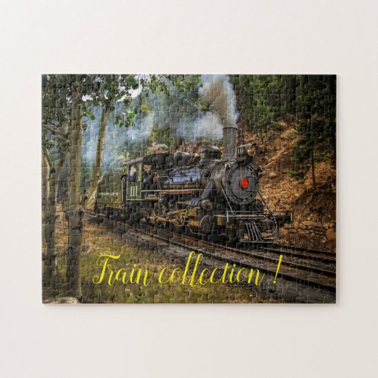 Fun Art Train Afbeelding Family Legpuzzel (Horizontaal)