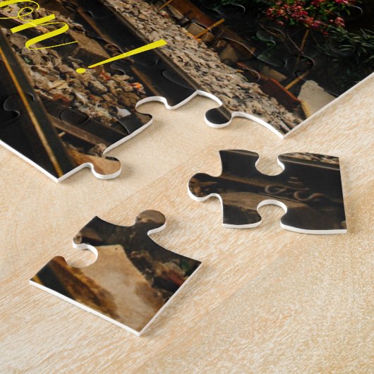 Fun Art Train Afbeelding Family Legpuzzel (Zijkant)