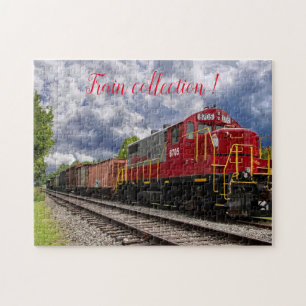 Fun Art Train Afbeelding Family Legpuzzel