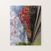 Fun Art Train Afbeelding Family Legpuzzel (Verticaal)