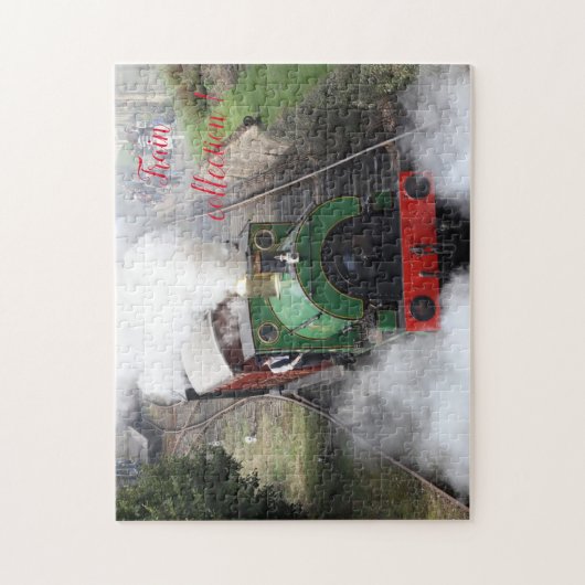 Fun Art Train Afbeelding Family Legpuzzel (Verticaal)