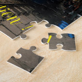 Fun Art Train Afbeelding Family Legpuzzel (Zijkant)