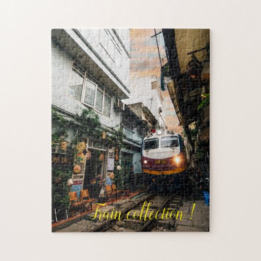 Fun Art Train Afbeelding Family Legpuzzel (Verticaal)