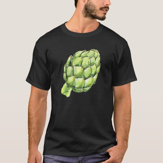 Fun Artichoke Vegetable Costume Artichoke Lover Ve T-shirt (Voorkant)
