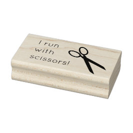 Fun Artist Scissors Rubber Stamp Rubberstempel